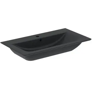 Ideal Standard, Lavabo, Meuble vasque Connect Air 84 x 46 cm noir mat ... pas cher