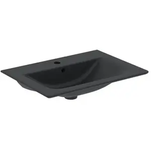 Ideal Standard, Lavabo, Meuble vasque Connect Air 64 cm noir mat E0389... pas cher