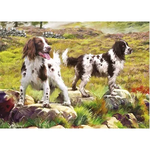 Otter House Puzzle Spaniel on Moor House-Puzzle-75804 pas cher