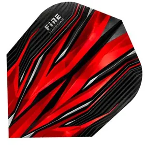 Harrows Fire Red - Dart Flights pas cher