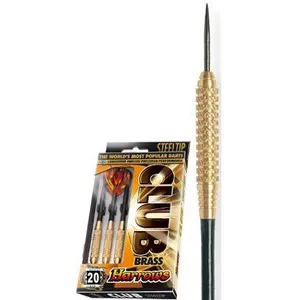 Harrows - Jeu de 3 Fléchettes  - Embout Acier - Club 20 GK