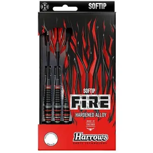 Lot de 18 grammes de fléchettes Soft Harrows Fire en alliage de haute ...