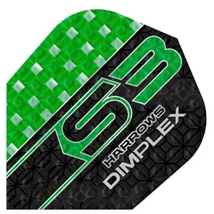 Harrows Dimplex S3 Green NO6 - Dart Flights pas cher