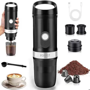 FOSMET Machine à Cafe Portable Cafetière 12V voiture 100ml pour le vo... pas cher