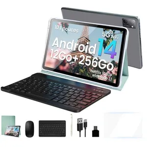 FOSMET Tablette 10.1" FHD/Android 14/12GO RAM+256GO ROM(TF 512GO)/8-Co...Vendu parcdiscount