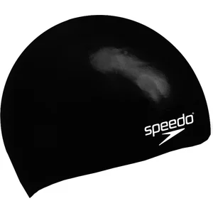 Speedo Plain Moulded Silicone Junior Unisex Badmuts - Zwart