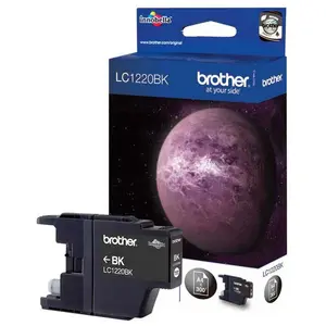 Brother LC1220BKBP - noir - originale - cartouche d'encre pas cher