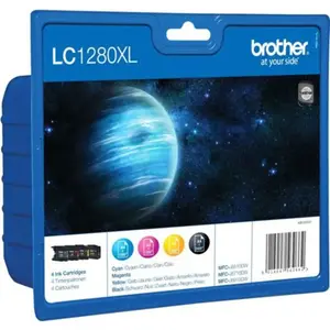 Brother LC1280XL Value Pack - pack de 4 - noir, jaune, cyan, magenta -...Vendu parfnac-be