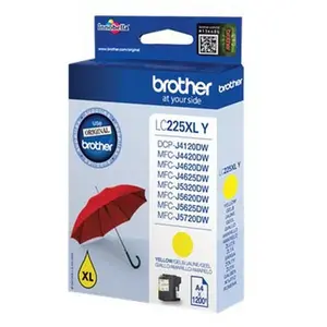 Cartouche d'encre Brother LC225XLYBP Jaune pas cher