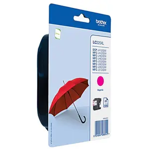 Cartouche d'encre Brother LC225XLM Magenta pas cher