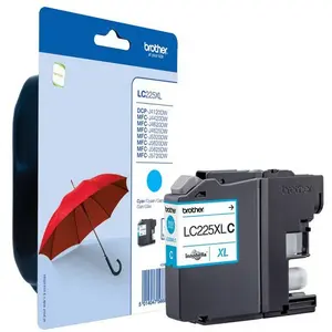 Cartouche d'encre Brother LC225XLCBP Cyan pas cher