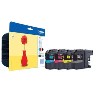 Brother LC121 Value Pack - noir, jaune, cyan, magenta - originale - cartouche d'encreVendu parfnac-be