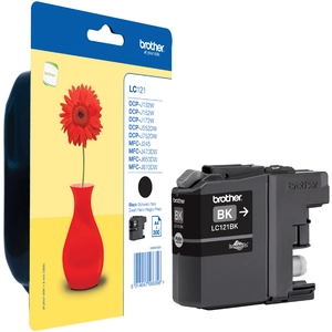 LIDERPAPEL brother Brother LC-121BK - Original - Encre à pigments - Noir - Brother - DCP-J132W - DCP-J152W - DCP-J172W - DCP-J552DW - DCP-J752DW - MFC-J245 pas cher