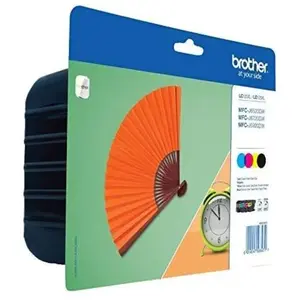 Brother Pas de marque LC-129XLVALBP inktcartridge zwart en drie kleuren standard capacity bk: 2.400, cl: 1.200 pages 1-pack blister zonder alarm pas cher