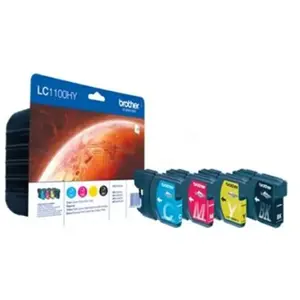 Comparateur de prix : Brother Ink Cartouche D´encre Lc1100hyvalbpdr