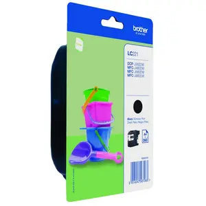 Comparateur de prix : Original Ink Cartridge Brother LC221BKBP Black
