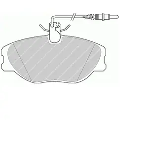 Remblokken set FVR1000 Ferodo pas cher