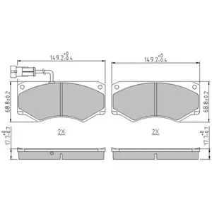 Ferodo Remblokken set pas cher