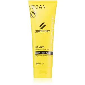 Superdry SPORT Body+Hair Wash Re Vive 250 ml pas cher