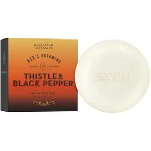 Scottish Fine Soaps Thistle & Black Pepper Shampoo bar g - 100 gr | Shampoo bar pas cher