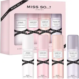 Miss So... - Coffret Brume pour le Corps Femmes 4 x 50 ml -