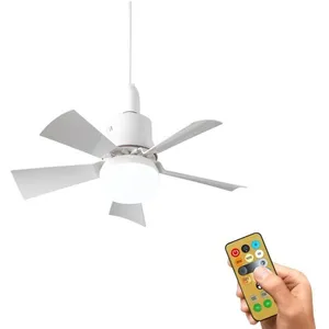 PRUMYA Ventilateurs de plafond avec lumières et télécommande, ventilat... pas cher