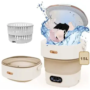 Machine à laver portable - JOULLI - 15L - 3 modes de nettoyage - Moteu... pas cher