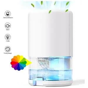 JOULLI Déshumidificateur 2 modes arrêt automatique lumière LED 7 coule... pas cher