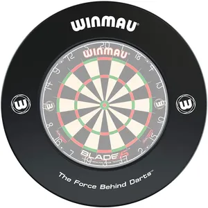 WINMAU Printed Black Dartboard Surround