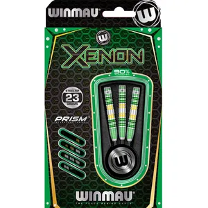 Fléchettes Winmau Xenon 90% tungstène à pointe d'acier