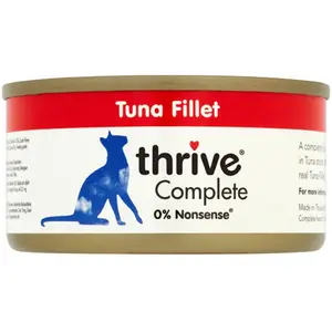 6x75g Thrive Complete filet de thon - Pâtée pour chat pas cher