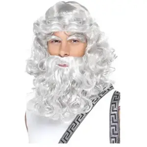 Comparateur de prix : Smiffys Perruque Zeus homme taille unique