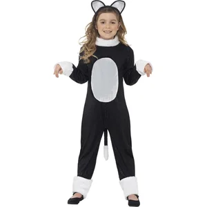 Smiffys Costume chat cool, avec combinaison-pantalon, queue et bandeauVendu parbol
