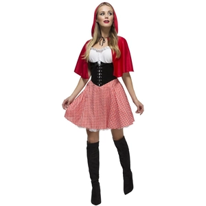 Comparateur de prix : SMIFFYS Sexy Rood kapje outfit - Maatkeuze: Maat S