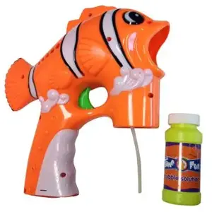 Smiffys Pistolet à bulles poisson clown, orange, avec solution pas cher
