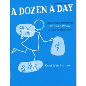 music sales A dozen a day livre 1 (fr) - préparatoire - edna mae burnam - piano pas cher