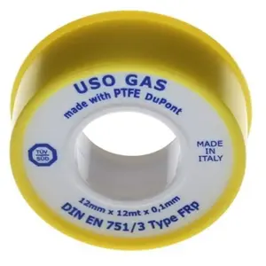 UNIVERSEEL - TEFLON - GEEL - VR. GASAANSLUITINGEN - 606G pas cher