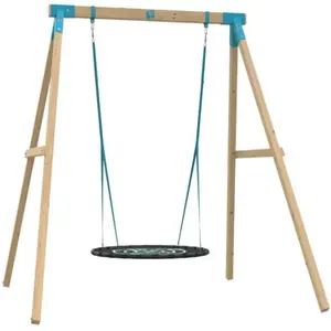 Portique tp toys amarante bois carre balancoire nid / kit d'ancrage h....Vendu parcdiscount