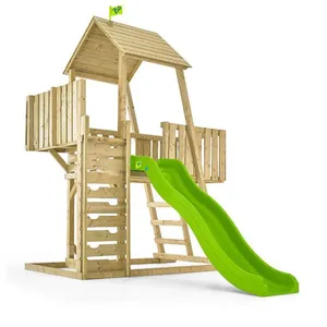 Aire De Jeux Bois Kingswood Tp Toys Tour / Echelle / Plateforme / Balc... pas cher