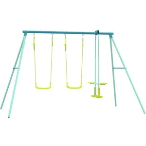 TP Toys metalen schommel 2 schommels / tegenover / ankerset h.185 cm pas cher