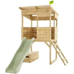 Maisonnette - TP TOYS - CIMES - Sur pilotis - Toboggan 175 cm - 2 étag... pas cher
