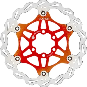 Clarks Lightweight Disc-Rotor remschijven oranje Diameter 203 mm pas cher