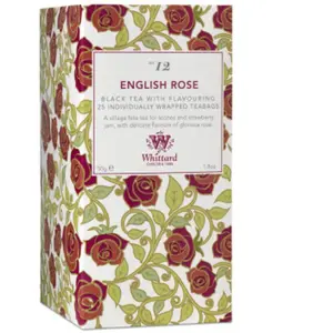 Zwarte thee Whittard of Chelsea English Rose, 25 pcs.