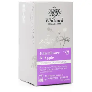 Fruitthee Whittard of Chelsea Elderflower & Apple, 20 st.
