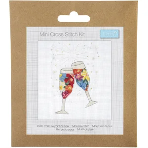 Mini Kit Point de Croix Cheers 11 x 15 cm   Trimits(...) -