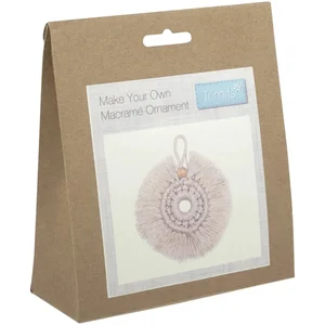 Kit Macramé Couronne Naturelle - 10 x 10 cm - Trimits(...) -