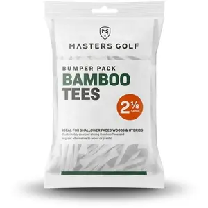 Masters - Bamboo Tees - 2 1/8 - Bumper Bag - White - 130 StuksVendu parbol