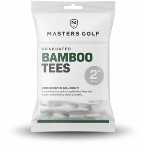 Masters Bamboo Graduated Golftees 51mm 20 stuks Wit