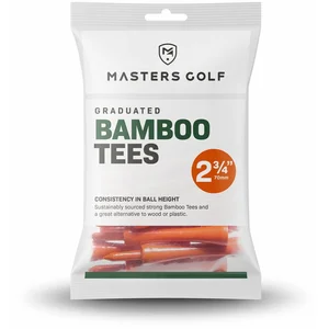 Masters Bamboo Graduated Golftees 70mm 20 stuks Oranje
