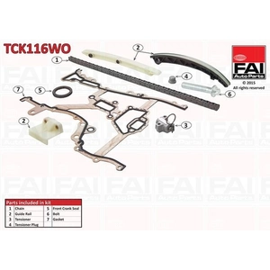 Distributiekettingset TCK116WO FAI Autoparts pas cher